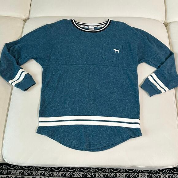 PINK Fleece Oversized Crewneck - Picture 5 of 8